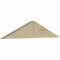 Ekena Millwork Portland Rough Sawn Timber Gable Bracket, Douglas Fir, 36"W x 7"H x 2"D x 6"F, 5/12 Pitch GBW036X07X0206POR00RDF - alternate 3